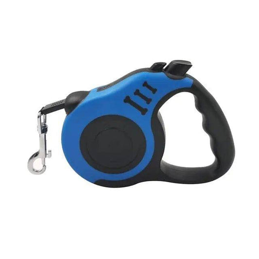 Blue Dog Leash 3m 5m Durable Leash Automatic Retractable Nylon Cat Lead Extension Puppy Walking Running Lead Roulette For Dog - TrendyPet's Zone