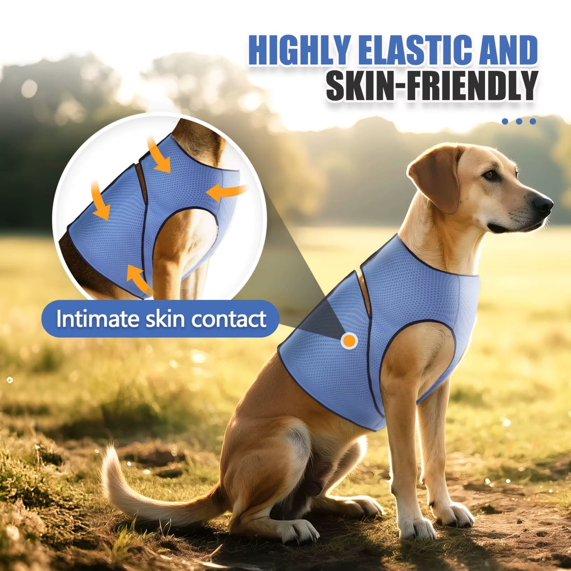 Blue Dog Anti-Anxiety Jacket Calming Coat for Thunder Relief - TrendyPet's Zone