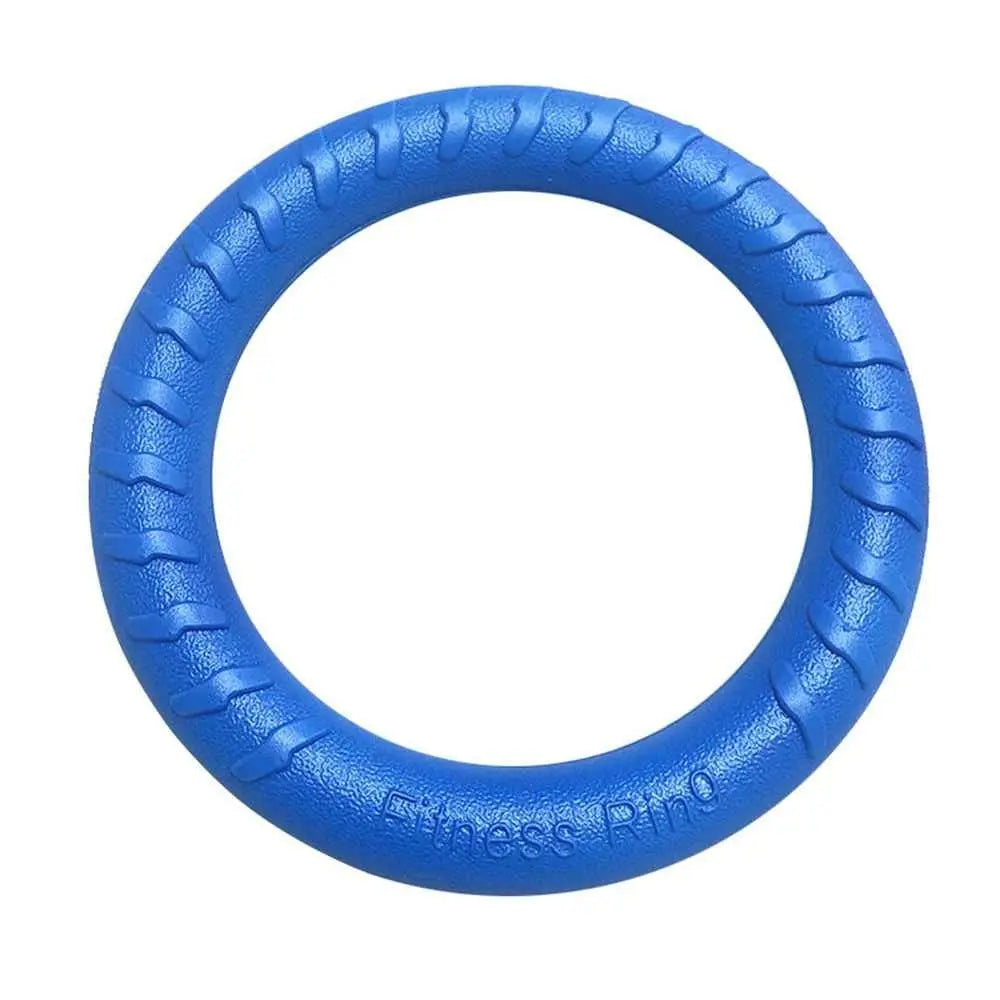 Blue Interactive Floating Dog Toy Ring for Chewing & Fetching TrendyPet's Zone