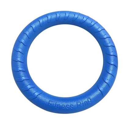 Blue Interactive Floating Dog Toy Ring for Chewing & Fetching TrendyPet's Zone