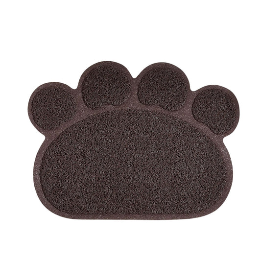 Brown Waterproof Pet Litter Mat Non-Slip PVC High Resilience Fiber Cat Litter Trapping Pad TrendyPet's Zone