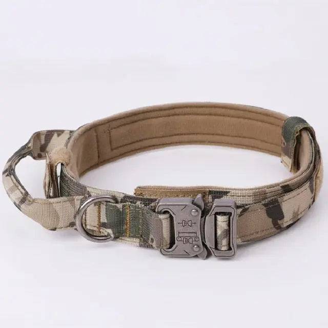 Camouflage Durable Tactical Dog Collar Leash Set Military Pet Collars Heavy Duty For Dogs Training Accessories - TrendyPet's Zone