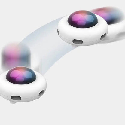 Cat Toy Smart Teaser Pet Turntable Catching Training USB Charging Interactive Auto Replacement Feather - TrendyPet's Zone