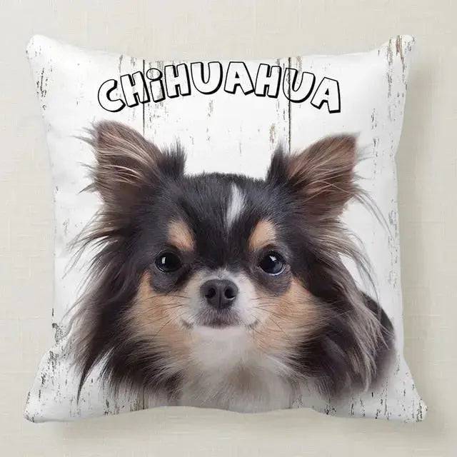 Chihuahua Printed Throw Pillow Cover Home Decor TRENDYPET'S ZONE