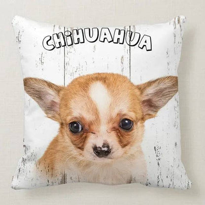 Chihuahua Printed Throw Pillow Cover Home Decor TRENDYPET'S ZONE