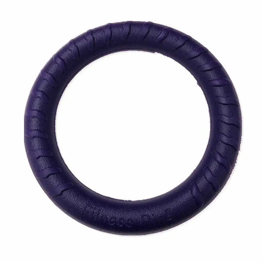 Dark Purple Interactive Floating Dog Toy Ring for Chewing & Fetching TrendyPet's Zone