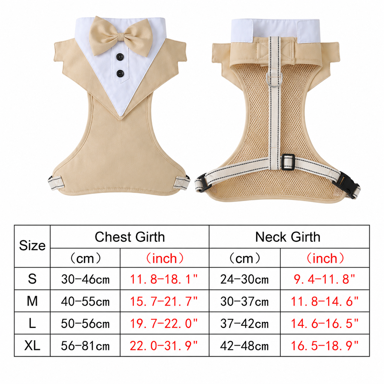 Dog tuxedo suit with bowtie from TrendyPet's Zone, stylish pet outfit for weddings and parties, shown on a small dog.