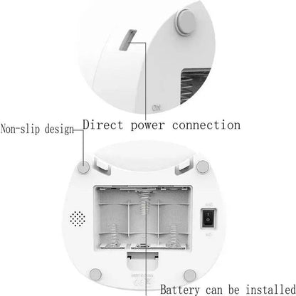 Dual Power Supply 3.5L Robot Smart Automatic Pet Food Dispenser For Dog Cat Bowl Timer Water Dispenser Auto Sensor No Wifi TRENDYPET'S ZONE