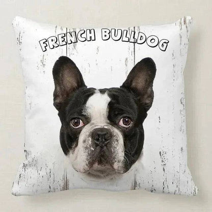 French Bulldog Cute Dog Pillowcase Car Bed Sofa Bedroom Decor Cushion Cover TRENDYPET'S ZONE