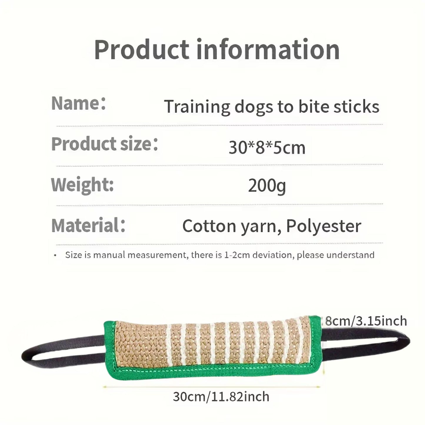 Green Dog Bite Tug Toy Dental Health Teething Relief TrendyPet's Zone