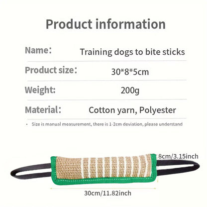 Green Dog Bite Tug Toy Dental Health Teething Relief TrendyPet's Zone