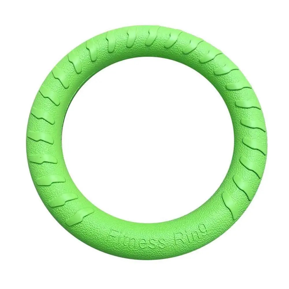 Green Interactive Floating Dog Toy Ring for Chewing & Fetching TrendyPet's Zone