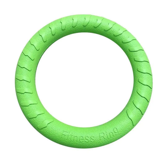 Green Interactive Floating Dog Toy Ring for Chewing & Fetching TrendyPet's Zone