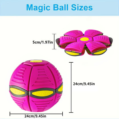 Pink Interactive Flying Saucer Ball Dog Toy Engage & Train Outdoors TrendyPet's Zone