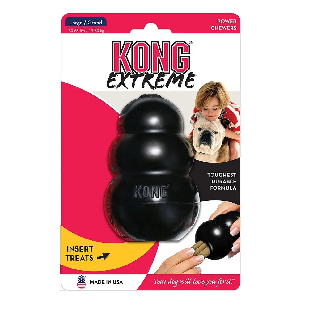 KONG Extreme Dog Toy (S–XXL) Treat Bundle Tough Chew Toy - TrendyPet's Zone