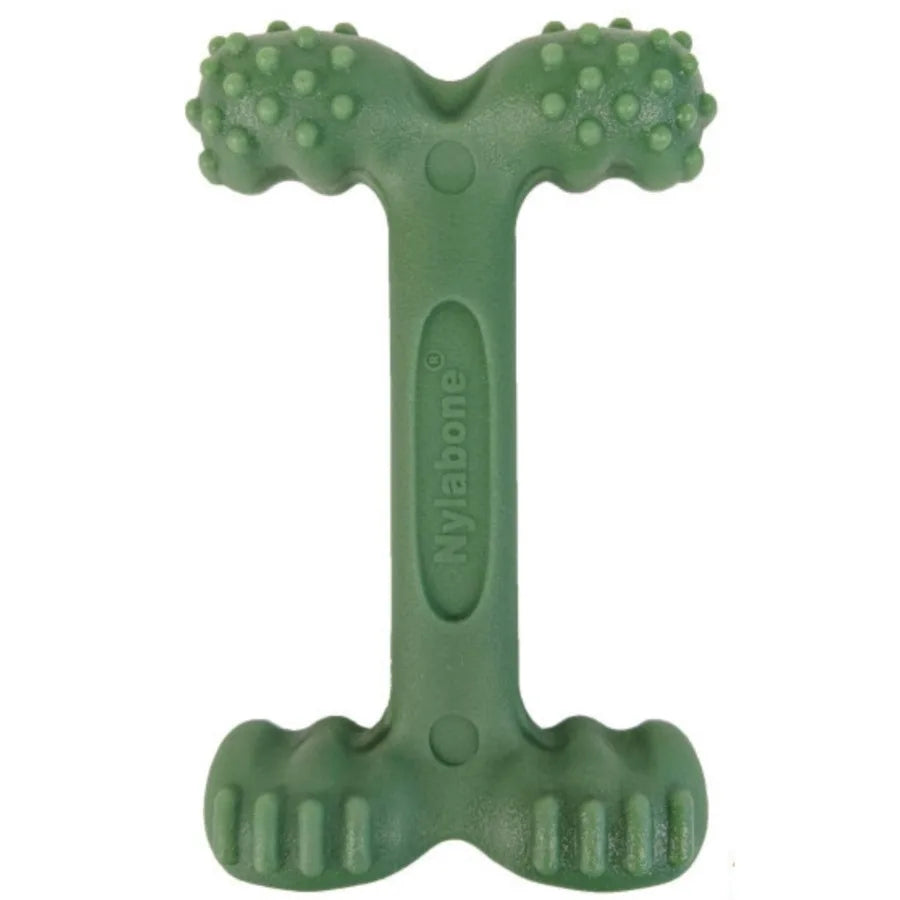 Large Power Chew Dental Toy for Dogs Nylabone EasyHold & Bacon Flavor TrendyPet's Zone