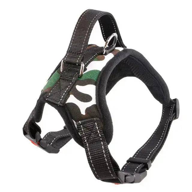 Leopard Print Pet Dogs Adjustable Harness Small and Large Dog Harness Vest - TrendyPet's Zone