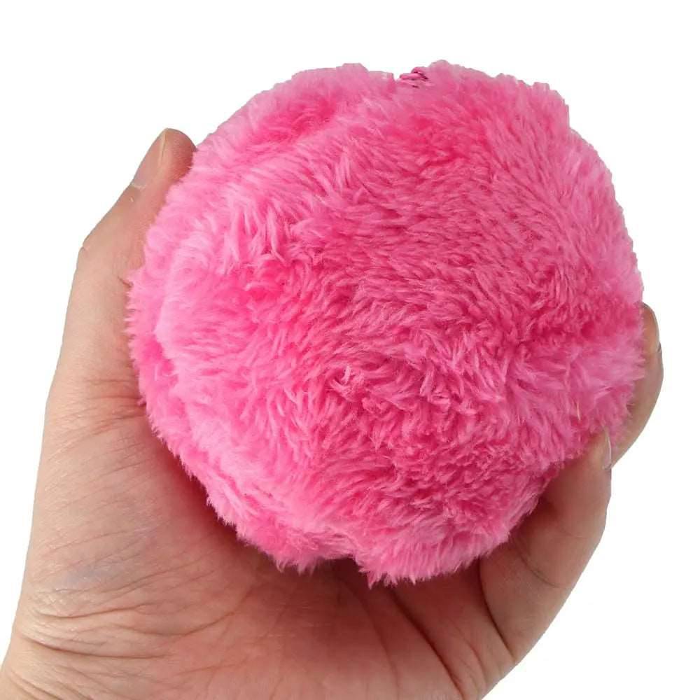 Magic Roller Ball Toy Cat Pet Toy Interactive Funny Chew Plush Rolling Ball - TrendyPet's Zone