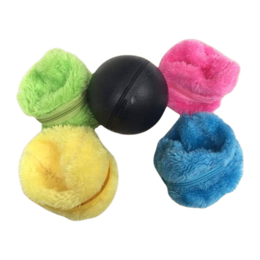 Magic Roller Ball Toy Cat Pet Toy Interactive Funny Chew Plush Rolling Ball - TrendyPet's Zone
