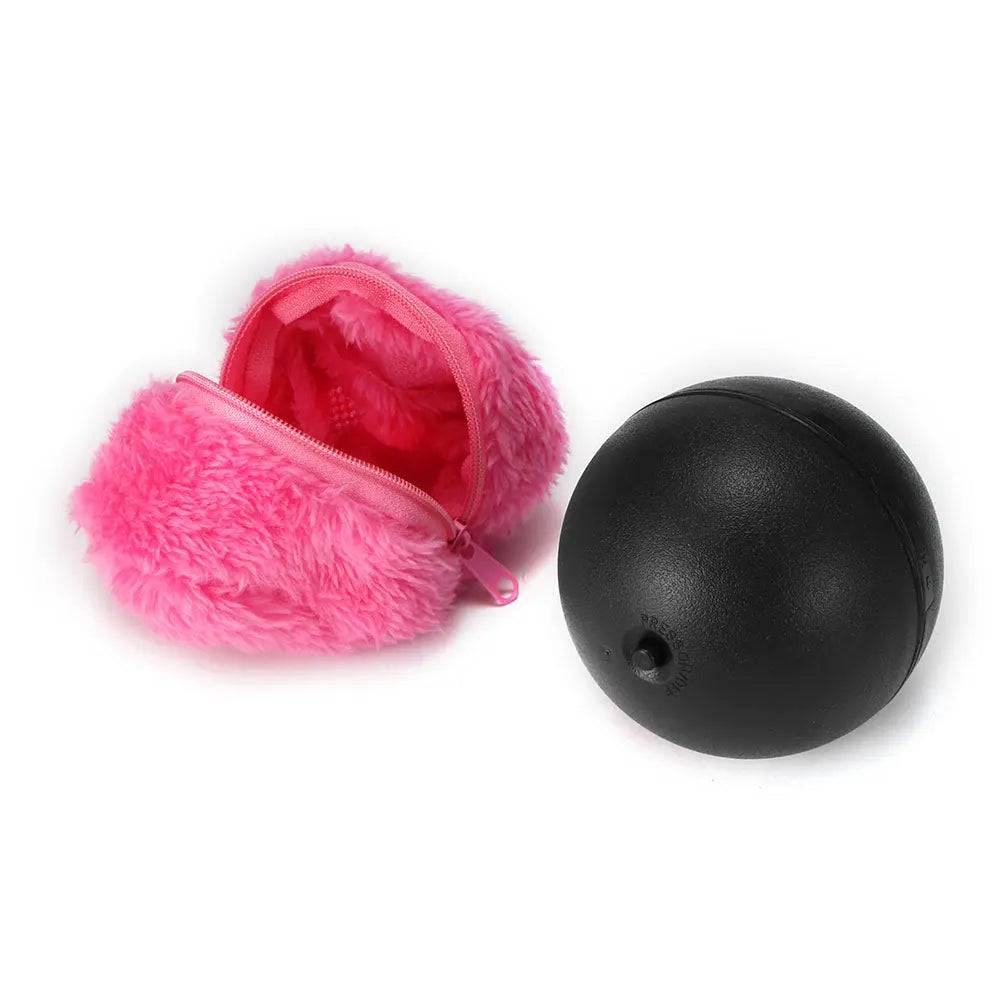 Magic Roller Ball Toy Cat Pet Toy Interactive Funny Chew Plush Rolling Ball - TrendyPet's Zone