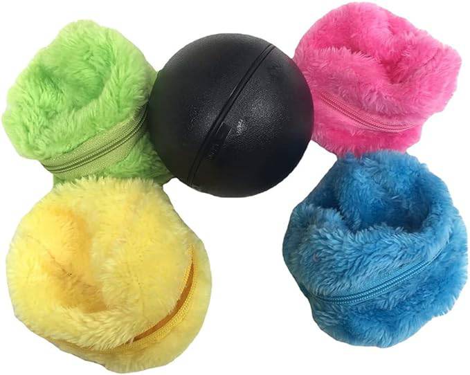 Magic Roller Ball Toy Cat Pet Toy Interactive Funny Chew Plush Rolling Ball - TrendyPet's Zone