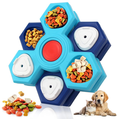 Multi-Layer Dog Puzzle Toy Slow Feeder Food Dispenser with Licking Plate TrendyPet's Zone