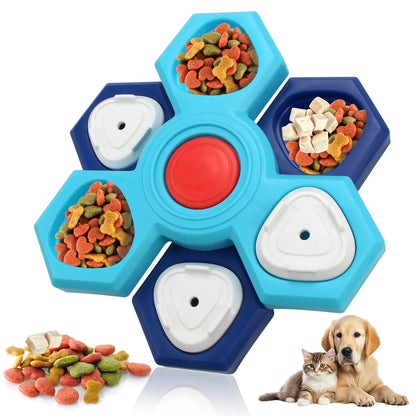 Multi-Layer Dog Puzzle Toy Slow Feeder Food Dispenser with Licking Plate TrendyPet's Zone