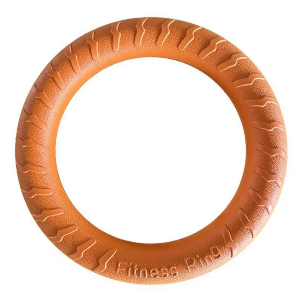 Orange Interactive Floating Dog Toy Ring for Chewing & Fetching TrendyPet's Zone