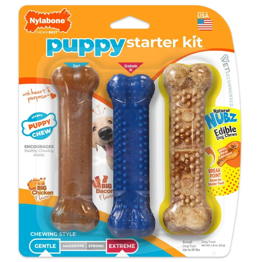 Puppy Soft Teething Starter Pack Ideal Up to 25 lbs - TrendyPet's Zone