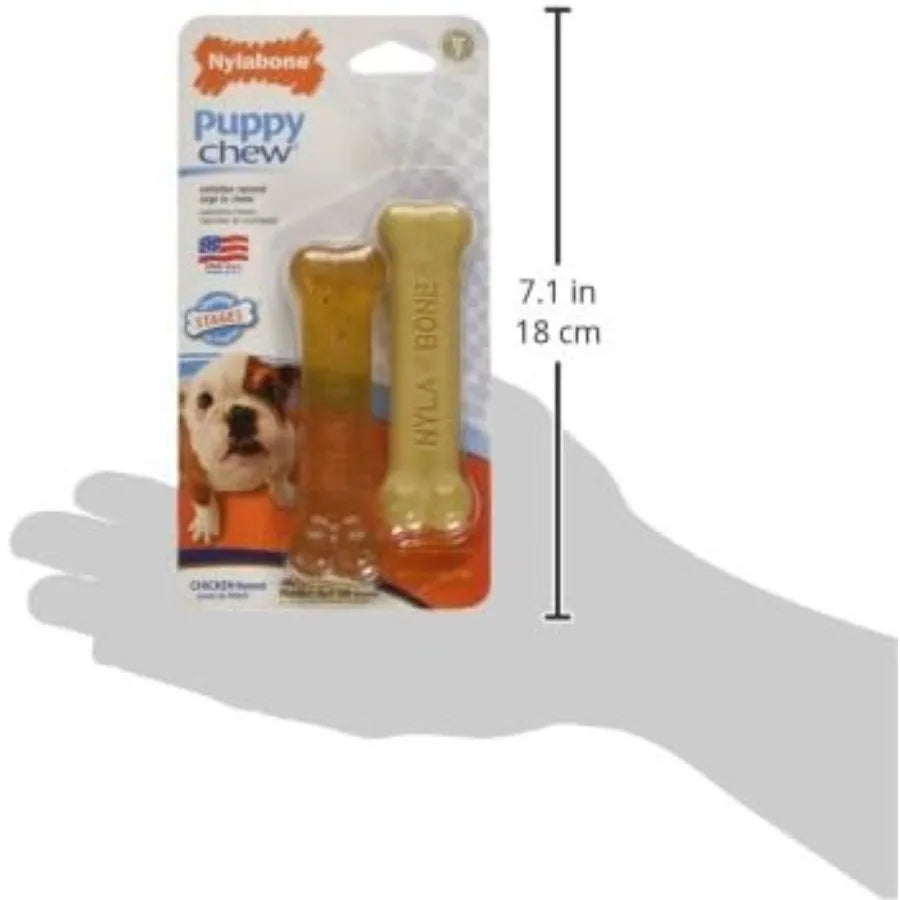 Puppy Starter Kit Teething Toys & Chew Bones for Puppies Up to 15 lbs - TrendyPet's Zone