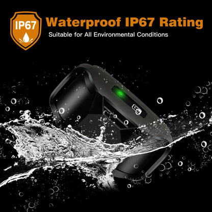 Purple 3300Ft Dog Training Shock Collar with Remote Waterproof, Rechargeable, for Small to Large Dogs (5–120 lbs) TrendyPet's Zone