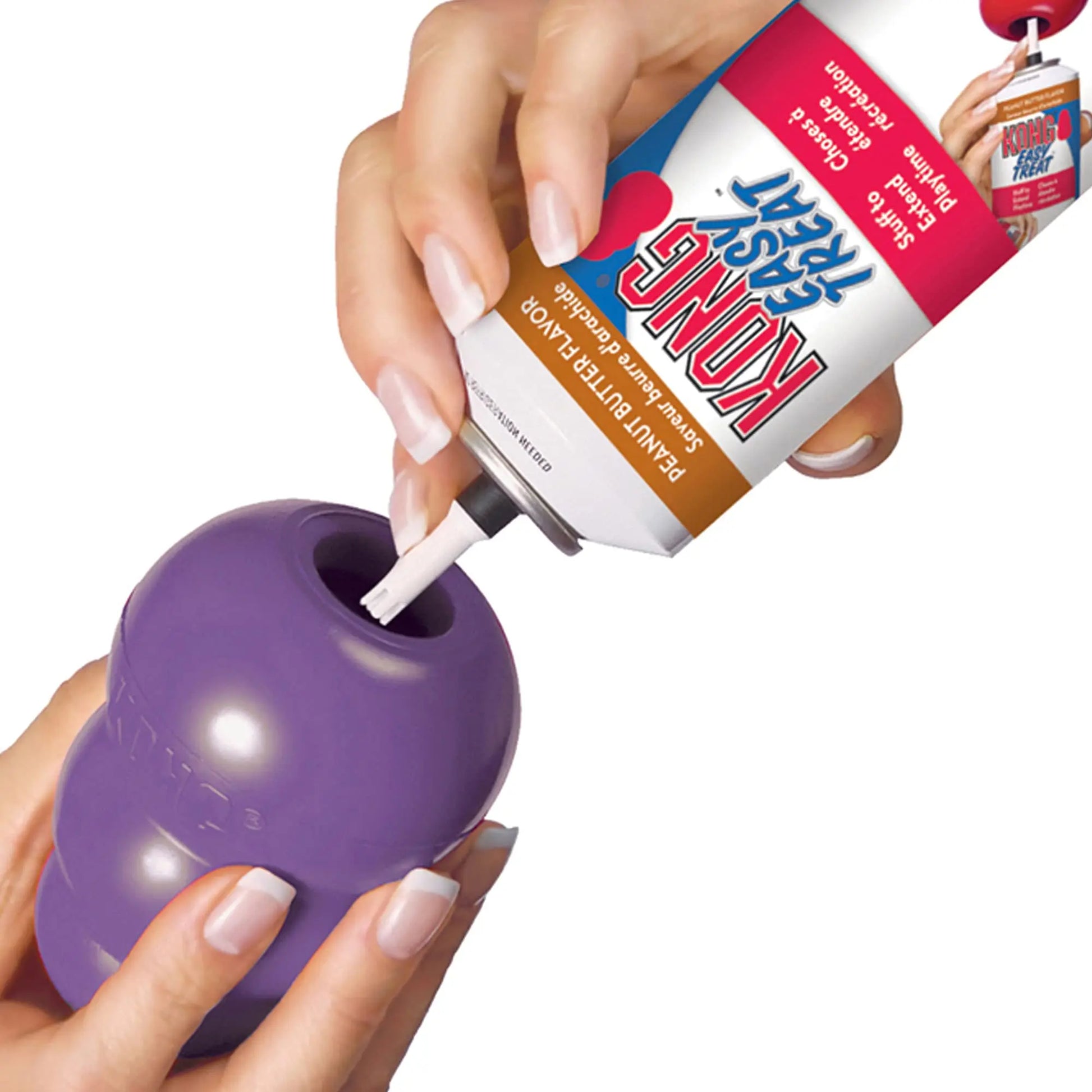 Purple KONG Senior Dog Rubber Toy for Fetch & Chew - TrendyPet's Zone