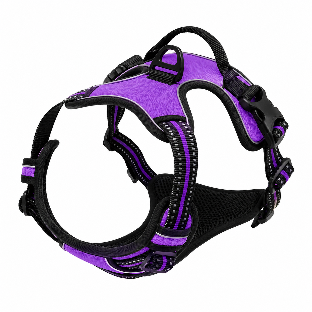 Purple No Pull Dog Harness with Front Clip & Easy Control Handle TrendyPet's Zone