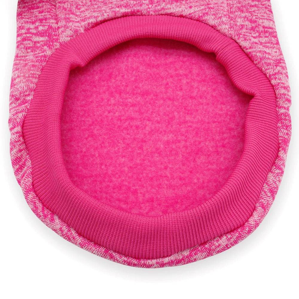 Rose Red Warm Winter Dog Clothes Classic Pet Sweatshirt Vest - TrendyPet's Zone