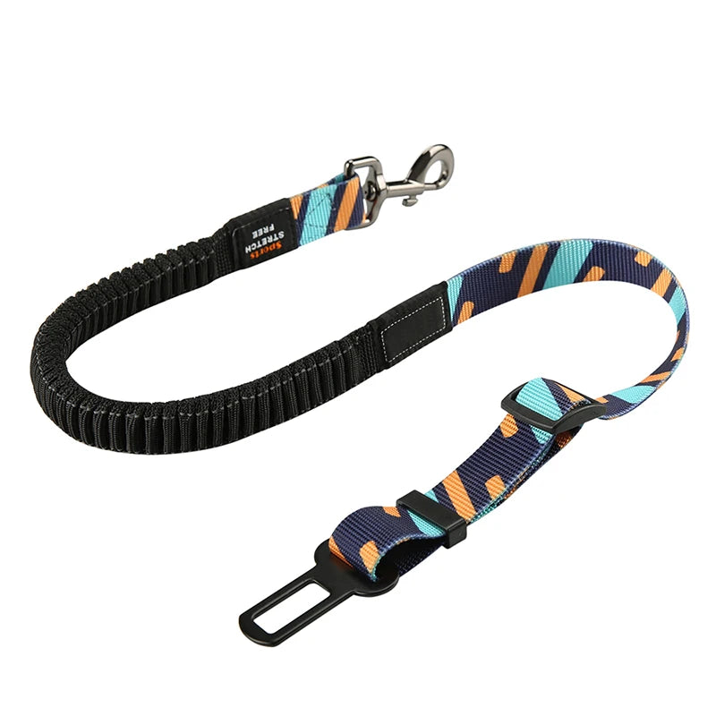 RoyalBlue SkyBlue Adjustable Dog Car Seat Belt Safety Leash – Vehicle Pet Travel Harness Clip Accessory TrendyPet's Zone