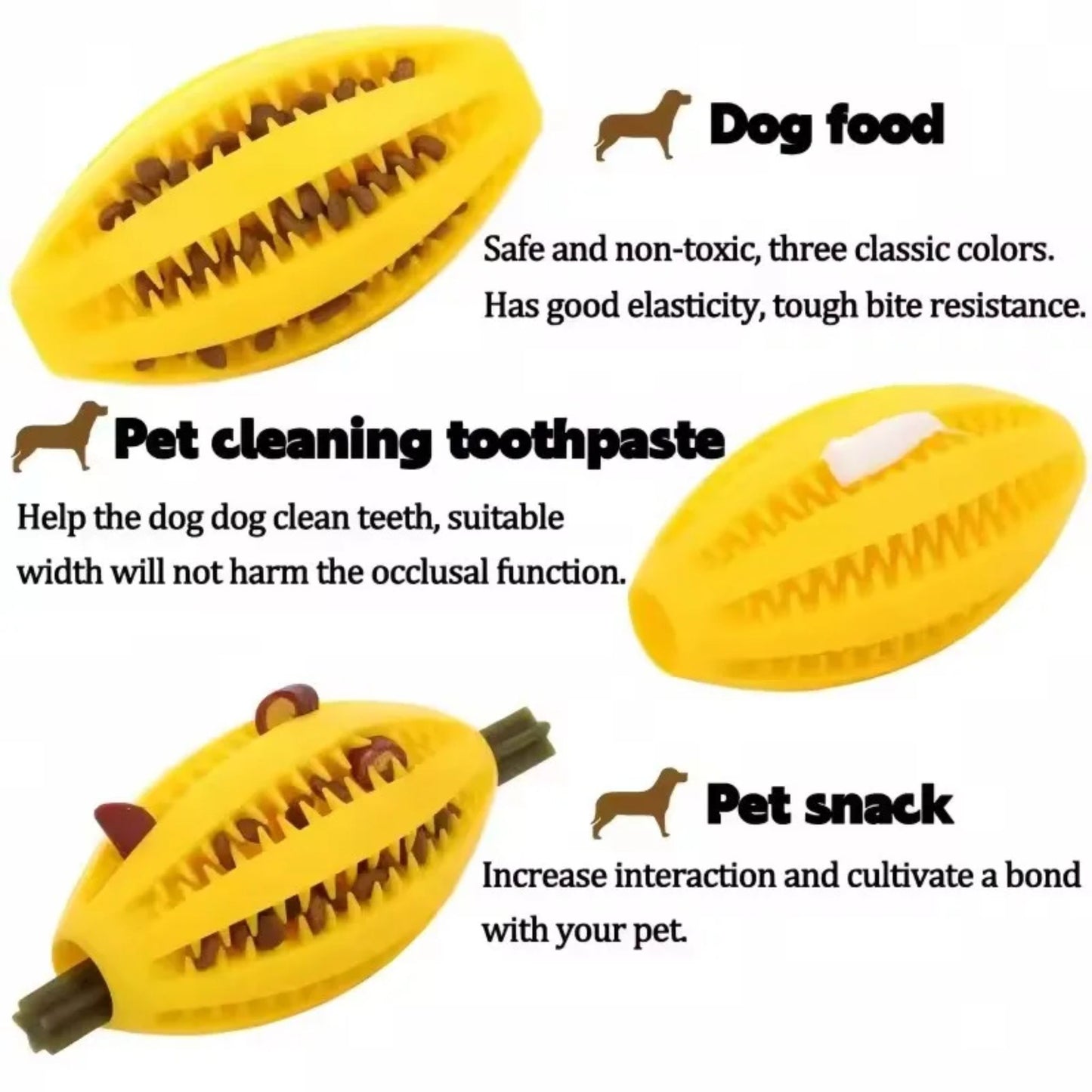 TrendyPet's Zone red rubber dog ball toy, interactive treat toy with elasticity, suitable for small and large dogs, promotes tooth cleaning