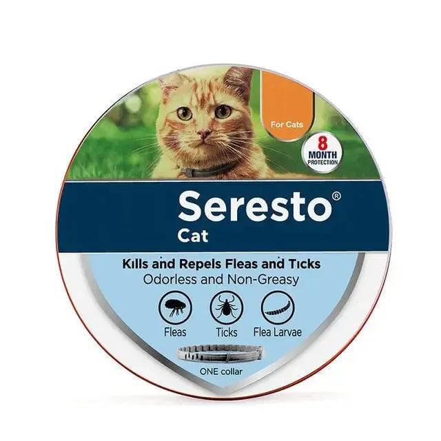 Seresto Flea and Tick Collar for Cats Up to 18lbs, 8-Month Flea and Tick Collar 38cm - TrendyPet's Zone