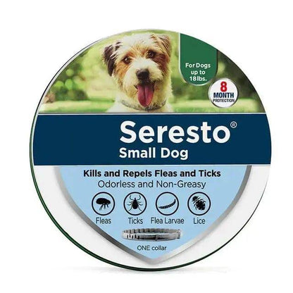 Seresto Small Dog Flea and Tick Collar, 8-Month Flea and Tick Collar for Small Dogs Up to 18lbs 38cm - TrendyPet's Zone