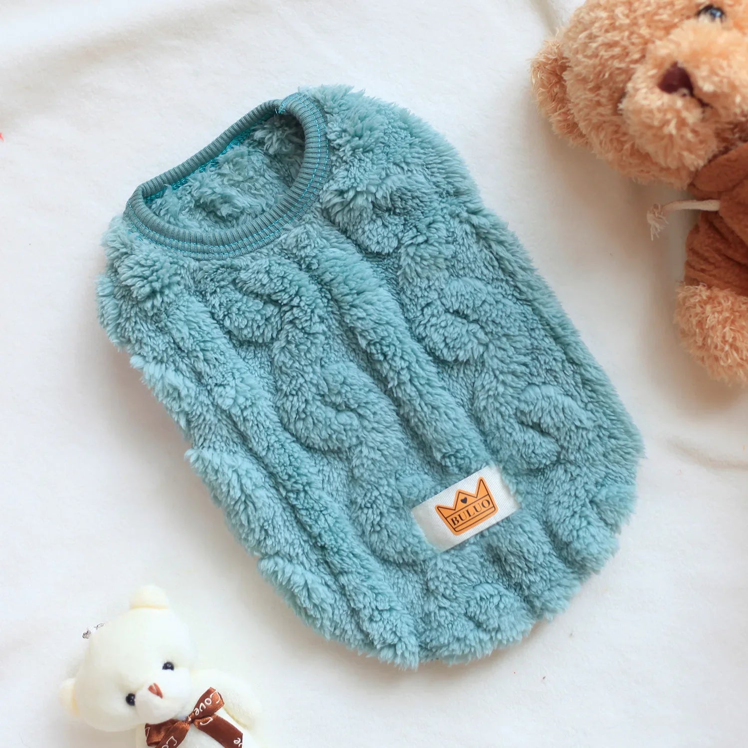 Soft Cozy Autumn Winter Warm Fleece Dog Cat Sweaters - TrendyPet's Zone