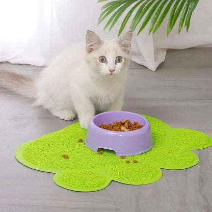 Green Waterproof Pet Litter Mat Non-Slip PVC High Resilience Fiber Cat Litter Trapping Pad TrendyPet's Zone
