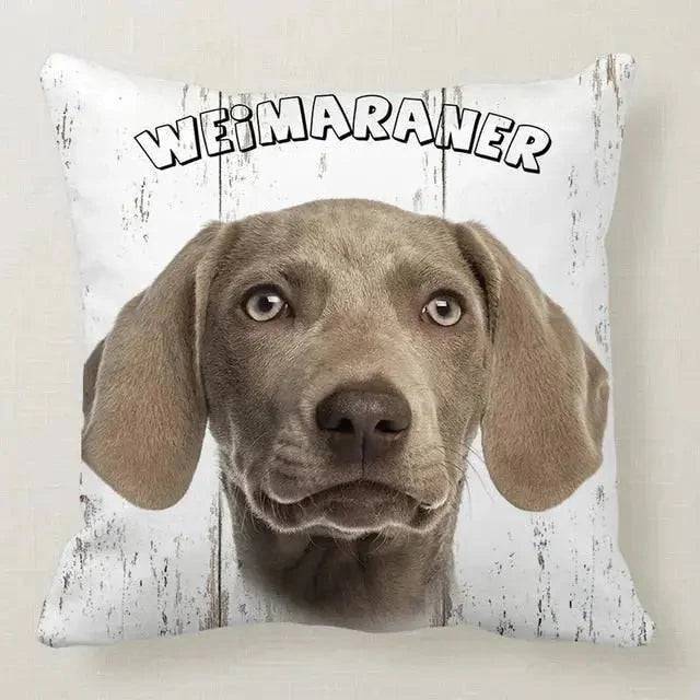 Weimaraner Cute Dog Pillowcase Car Bed Sofa Bedroom Decor Cushion Cover TRENDYPET'S ZONE