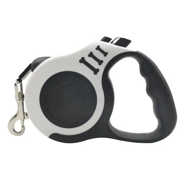 White Dog Leash 3m 5m Durable Leash Automatic Retractable Nylon Cat Lead Extension Puppy Walking Running Lead Roulette For Dog - TrendyPet's Zone