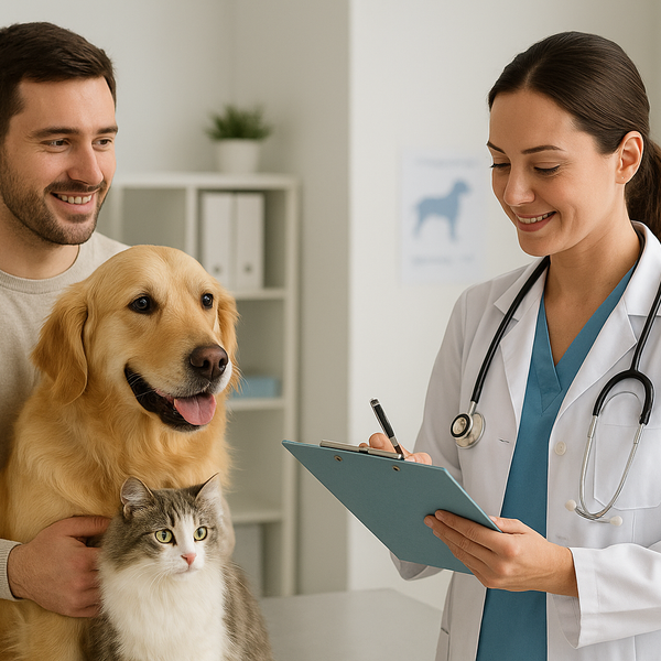 Vet check-up before a trip