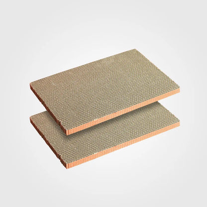 Wooden Cat Scratching Board Nest Double Stackable Corrugated Cardboard TrendyPet's Zone