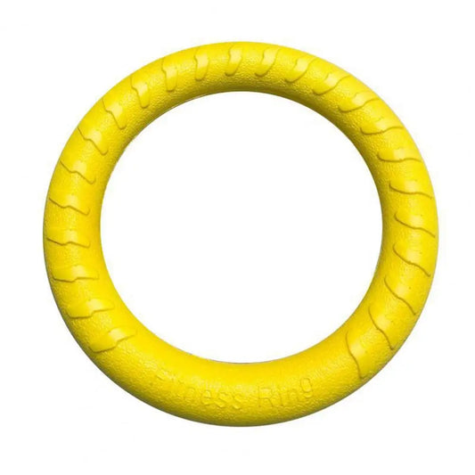 Yellow Interactive Floating Dog Toy Ring for Chewing & Fetching TrendyPet's Zone