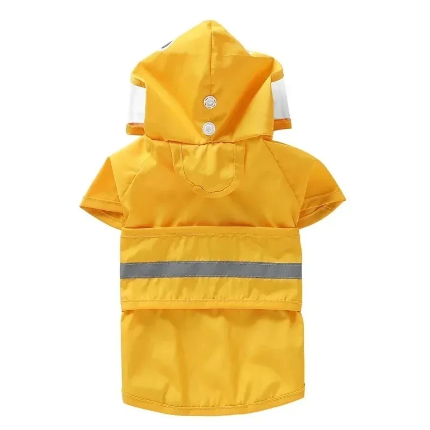 All-in-One Dog Raincoat by TrendyPet's Zone with fun duck, frog, and shark designs, reflective waterproof material, stylish and protective.