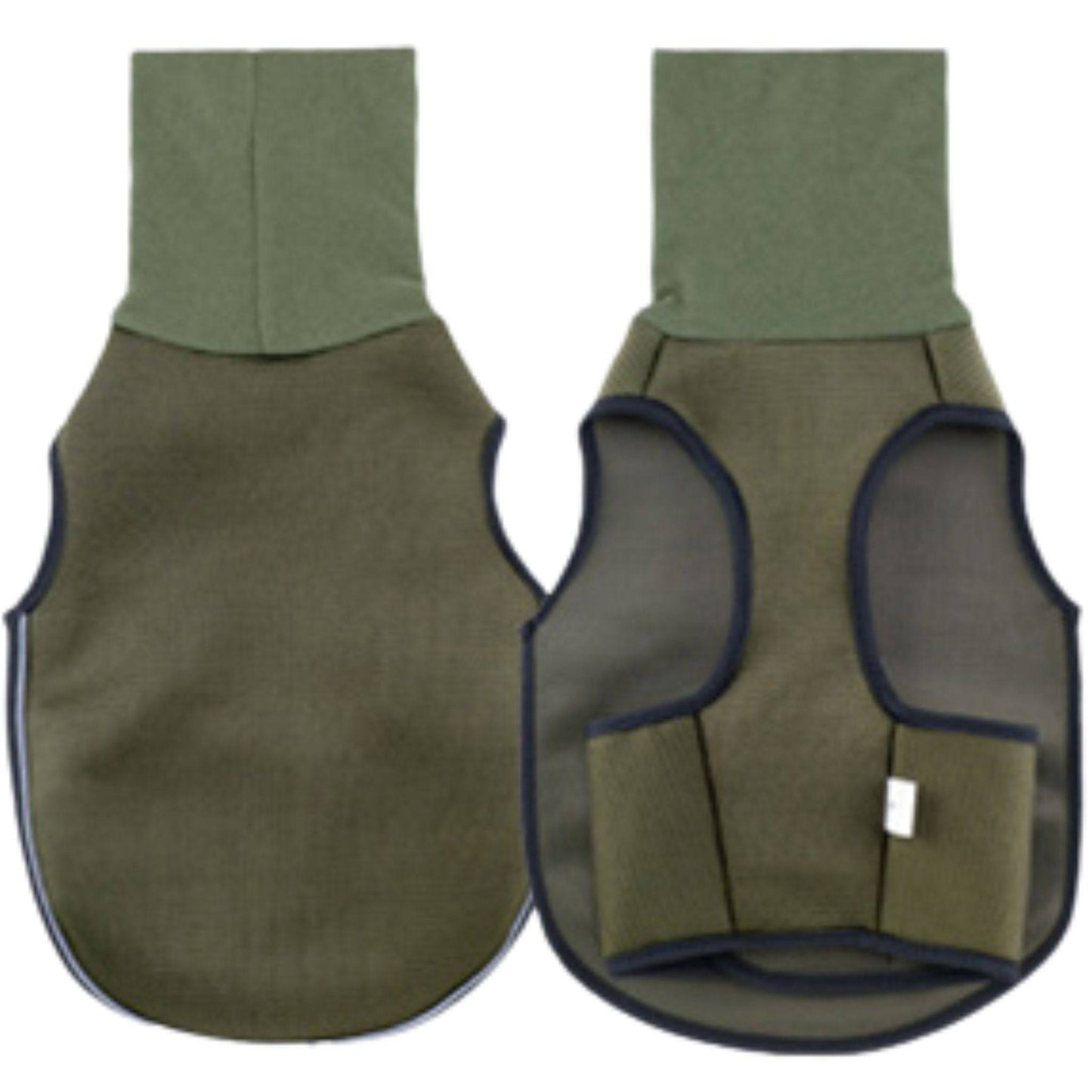 Army Green Dog Anti-Anxiety Vest Calming Jacket with Hoodie - TrendyPet's Zone