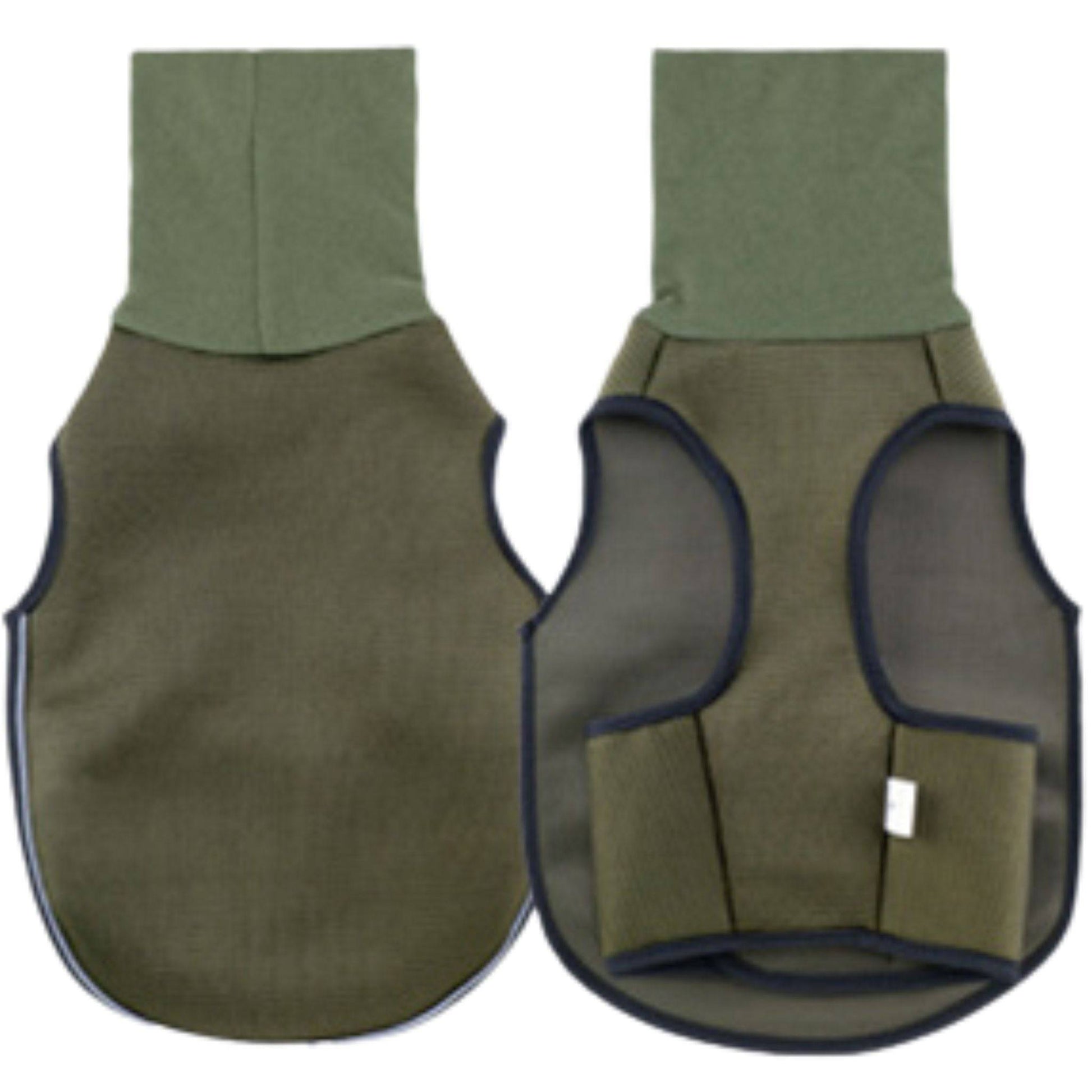 Army Green Dog Anti-Anxiety Vest Calming Jacket with Hoodie - TrendyPet's Zone