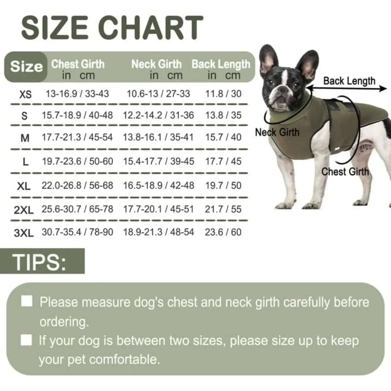 Army Green Dog Anti-Anxiety Vest Calming Jacket with Hoodie - TrendyPet's Zone