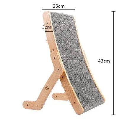 Bed Wood Anti Cat Scratcher Cat Scratch Board Bed 3 In 1 Pad Vertical Pet Cat Toys Grinding Nail Scraper Mat Training Grinding Claw - TrendyPet's Zone